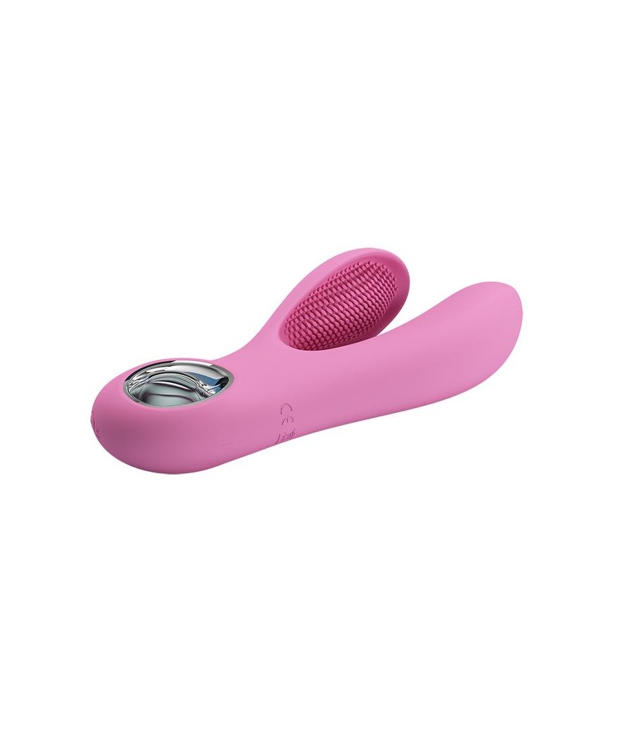 Vibrador Canrol USB Silicona Rosa Suave