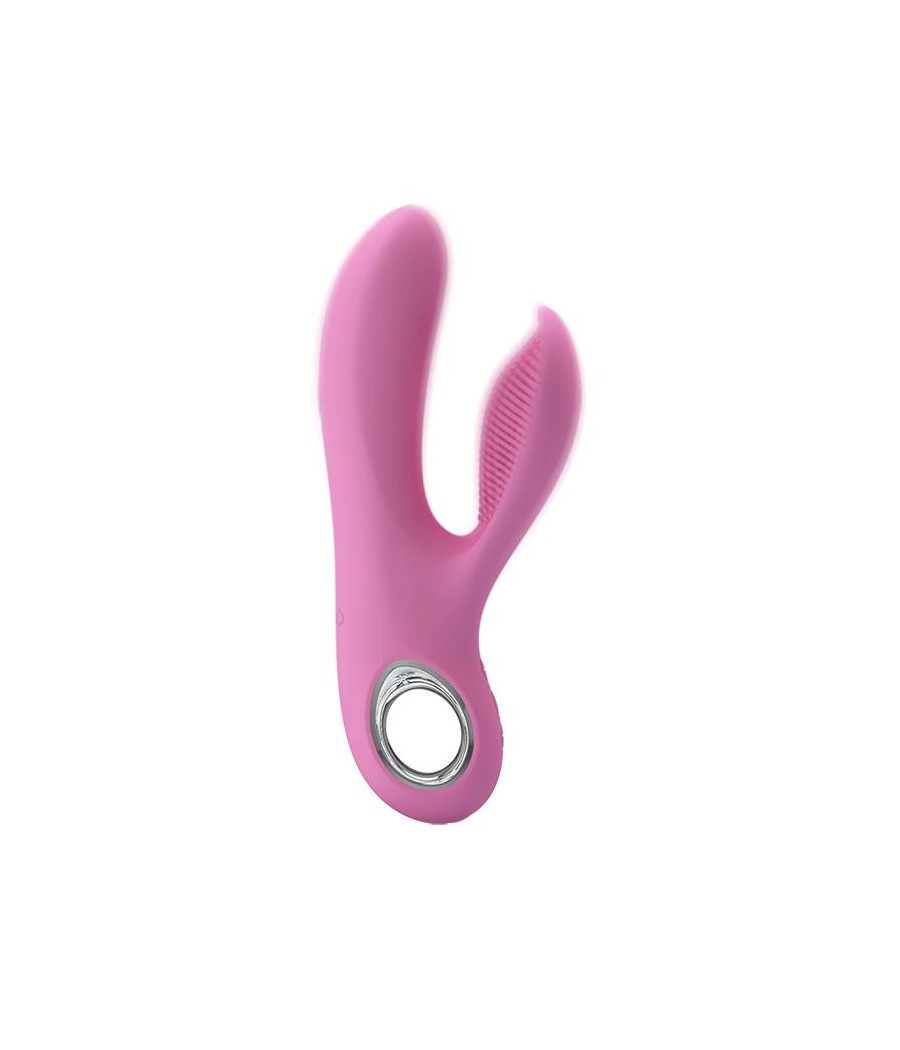 Vibrador Canrol USB Silicona Rosa Suave