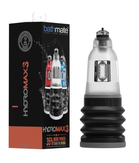 Bomba para el Pene Hydromax3 Transparente