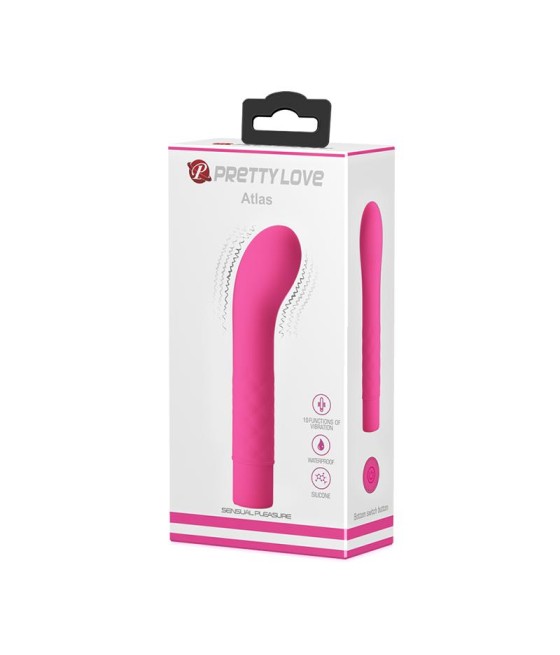 Vibrador Atlas Silicona Rosa