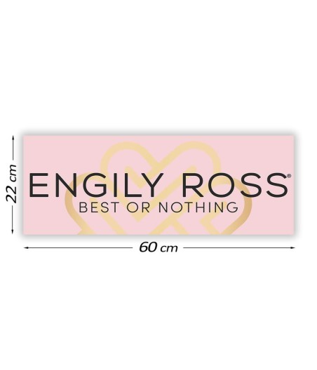 Cartel Promocional Engily Ross 60 cm x 22 cm