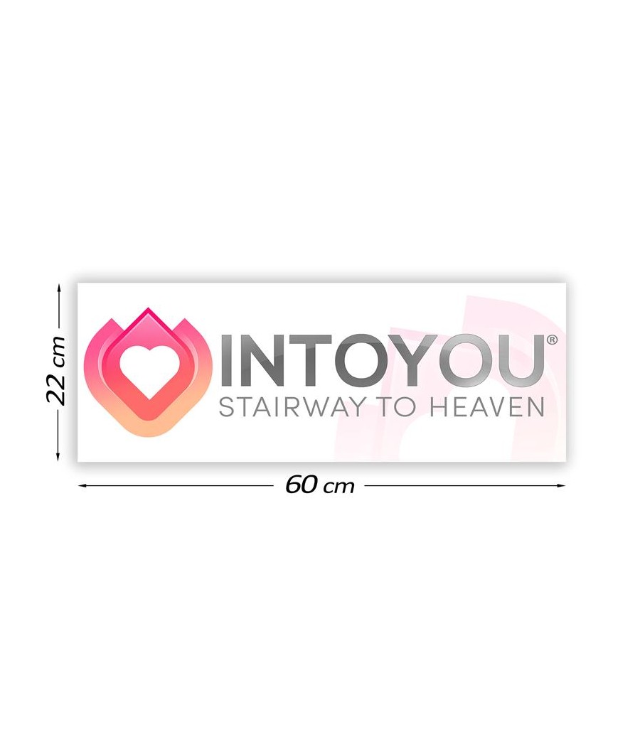 Cartel Promocional Intoyou 60 cm x 22 cm