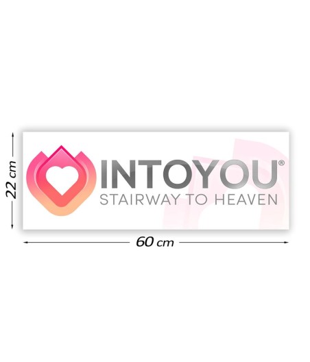 Cartel Promocional Intoyou 60 cm x 22 cm