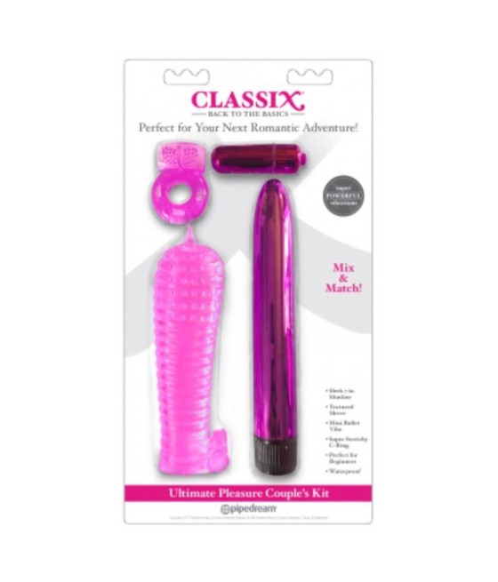 Kit para Parejas Ultimate Pleasure Rosa