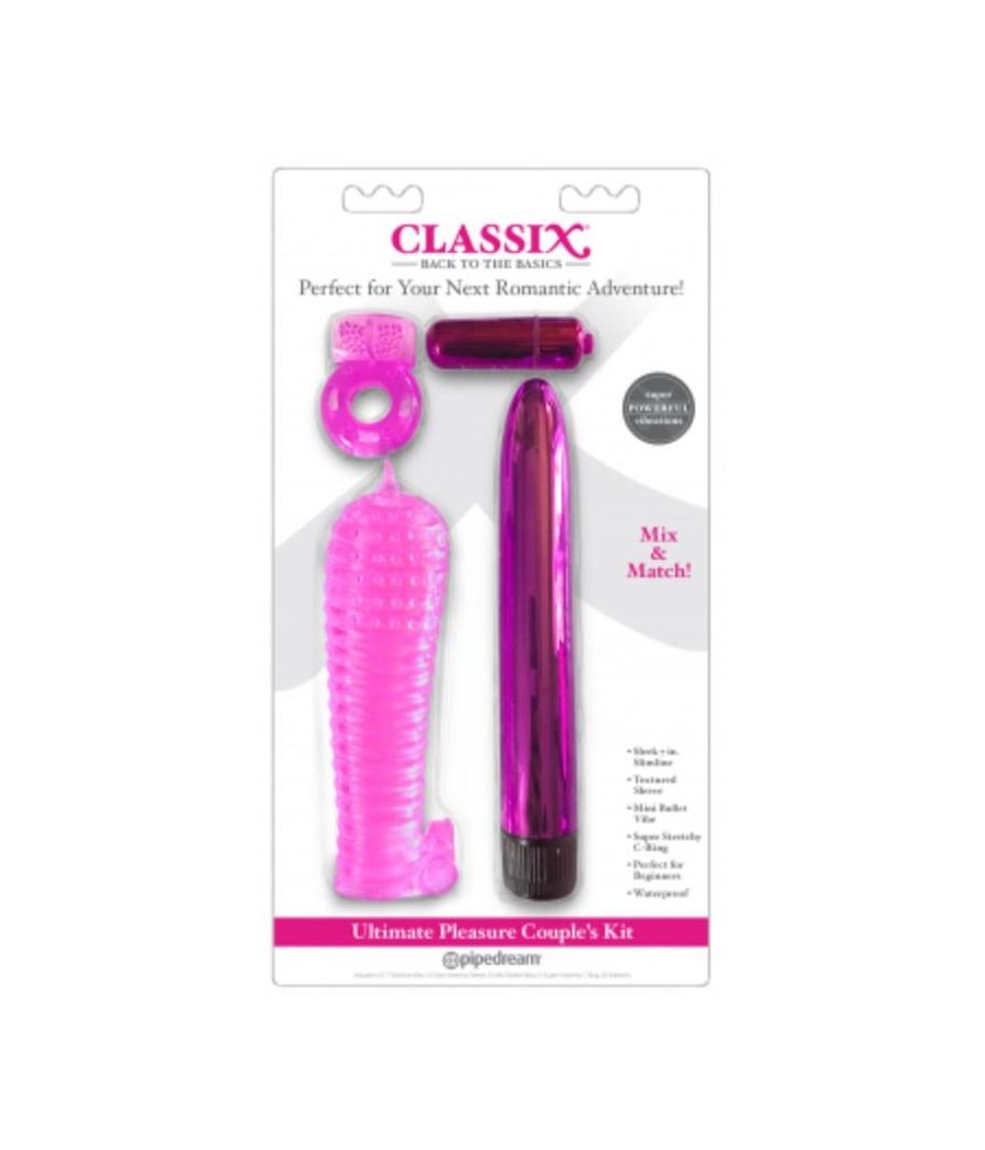 Kit para Parejas Ultimate Pleasure Rosa