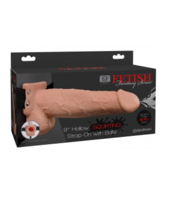 Arnes Elastico con Dildo Hueco 9 Funcion Squirting Natural