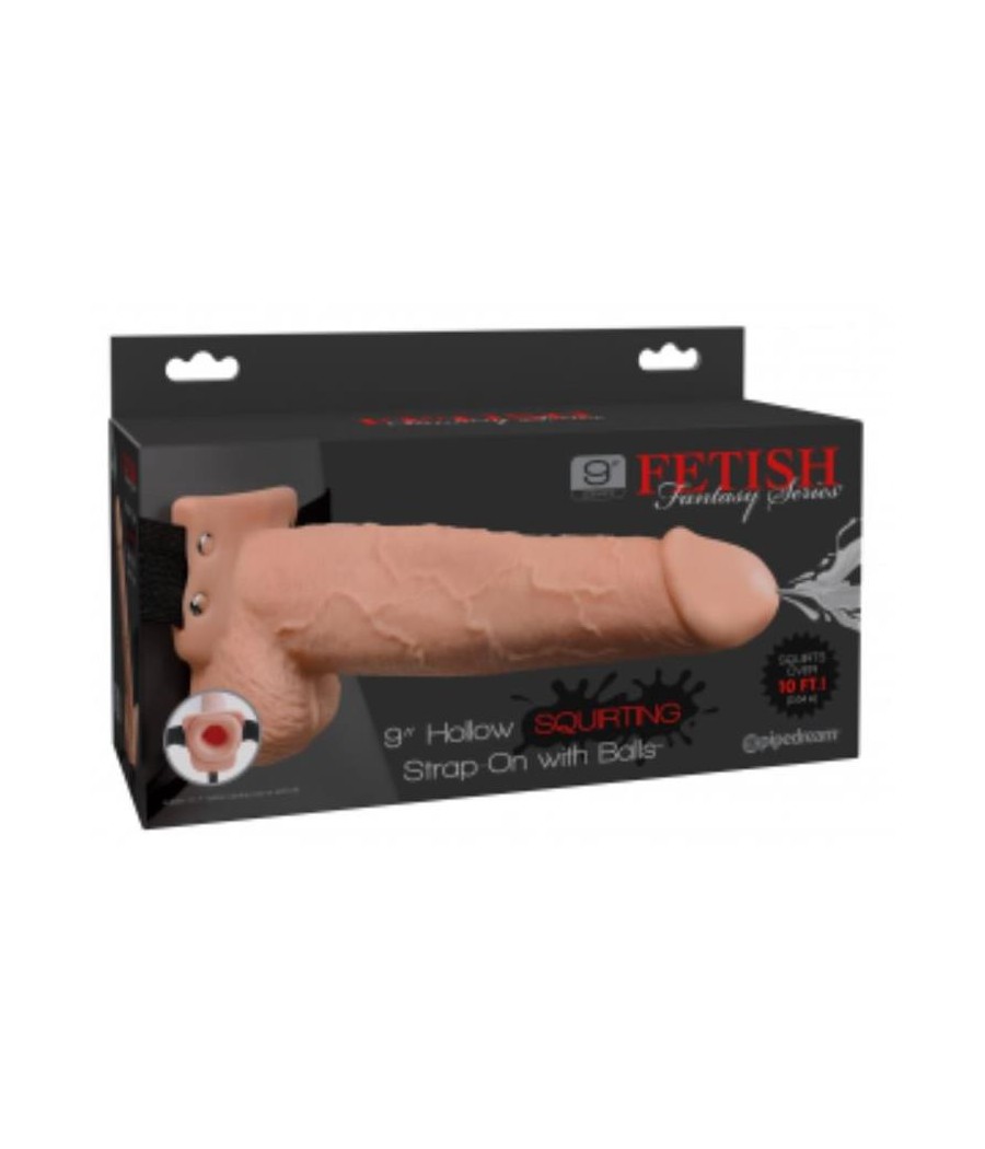 Arnes Elastico con Dildo Hueco 9 Funcion Squirting Natural