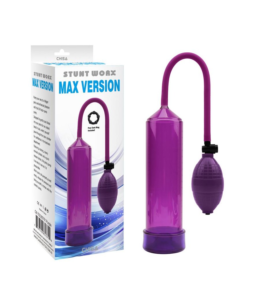 Bomba de Succion para el Pene MAX Version Purpura