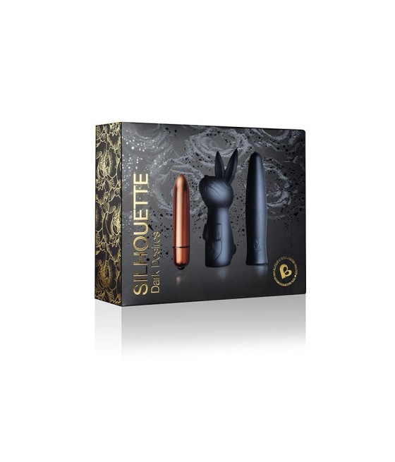 Kit Bala Vibradora y Funda Silhouette Dark Desires