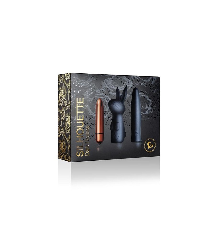 Kit Bala Vibradora y Funda Silhouette Dark Desires