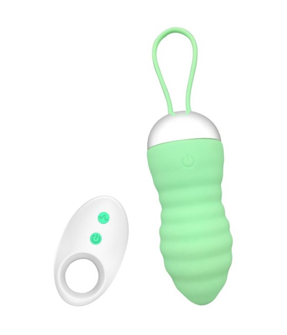 Brightgreen Huevo Vibrador Control Remoto USB Silicona