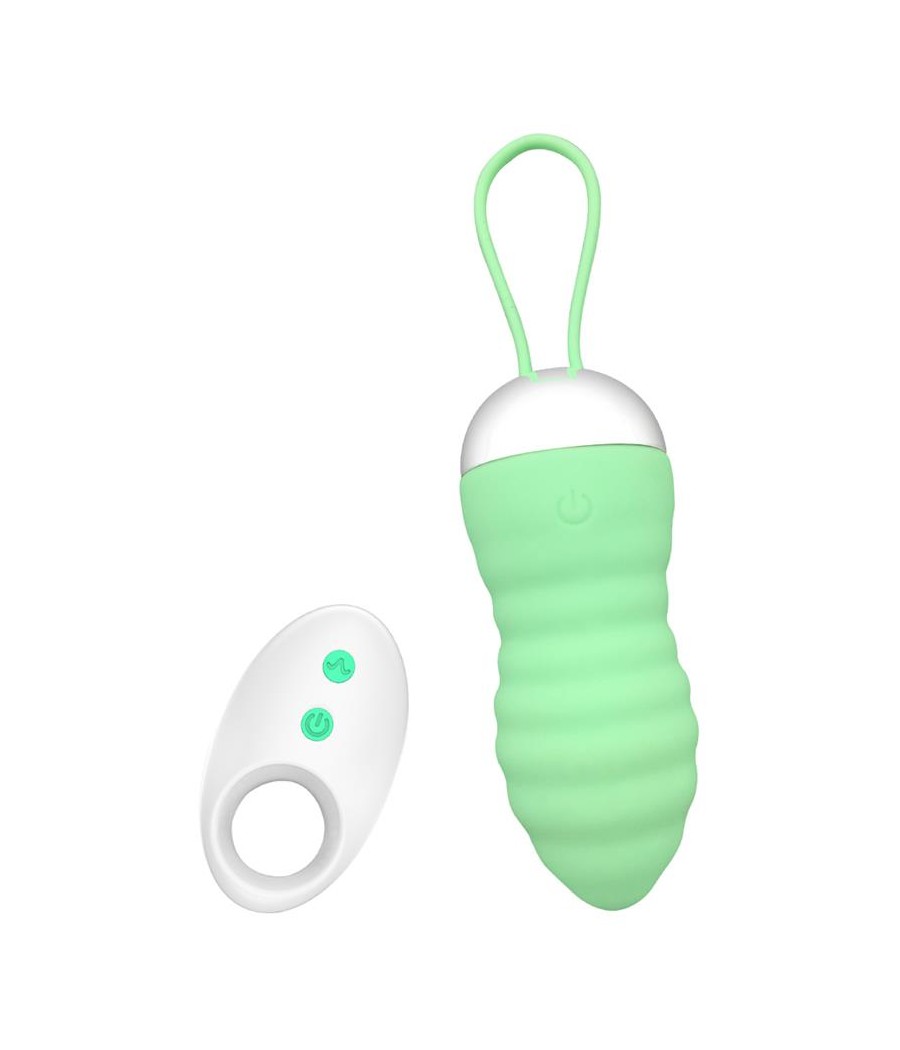 Brightgreen Huevo Vibrador Control Remoto USB Silicona