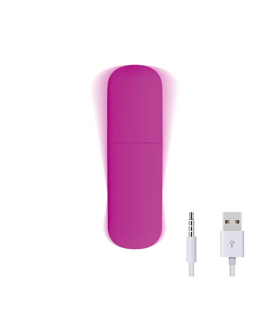 4Fun Bala Vibrador y 4 Fundas USB Impermeable Silicona