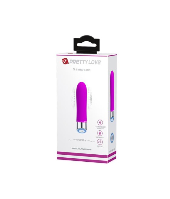 Vibrador Sampson Silicona Purpura