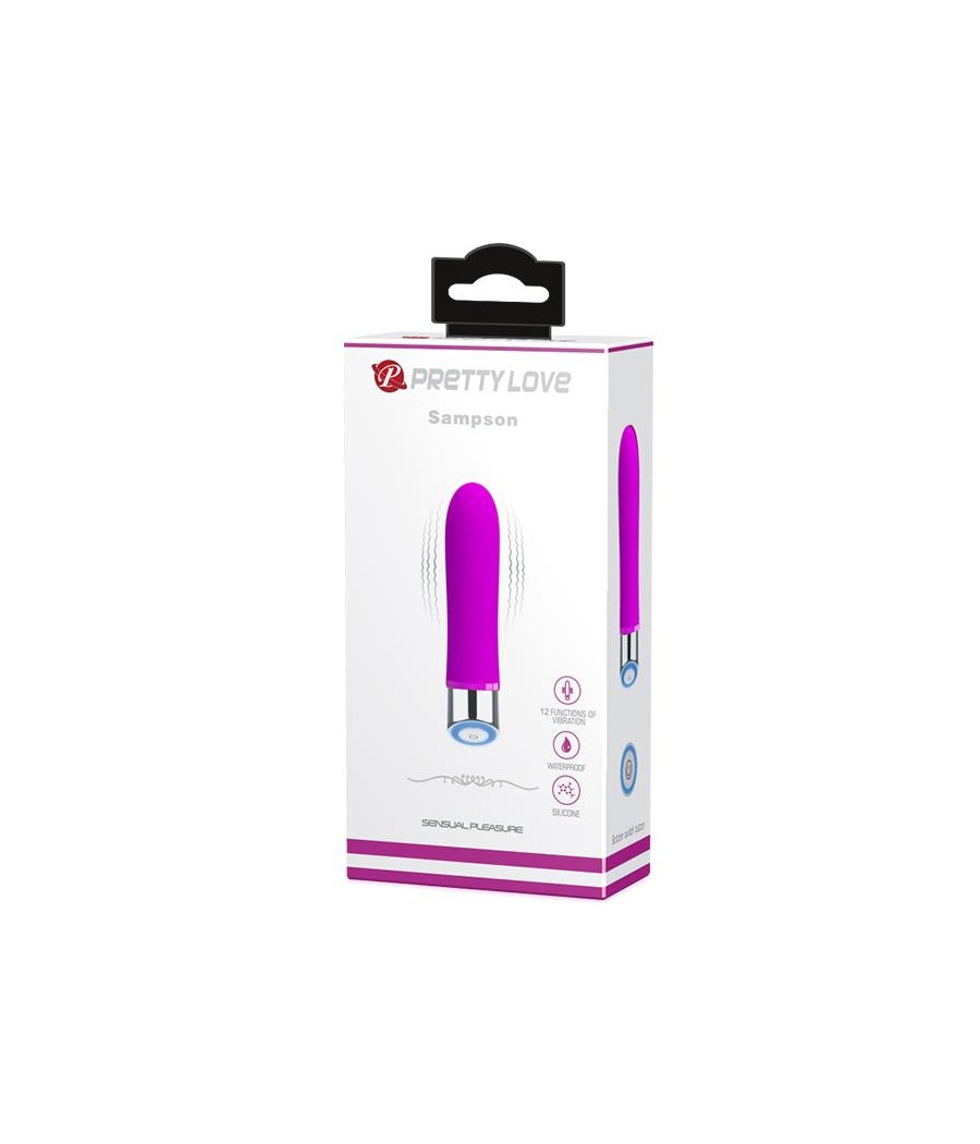 Vibrador Sampson Silicona Purpura