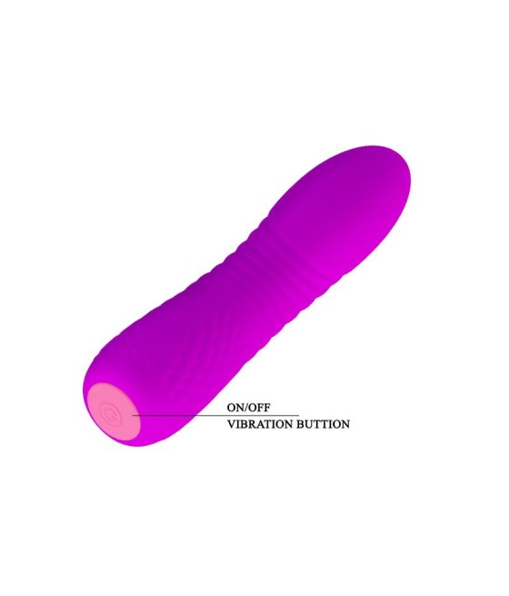 Vibrador Abner USB Silicona Purpura