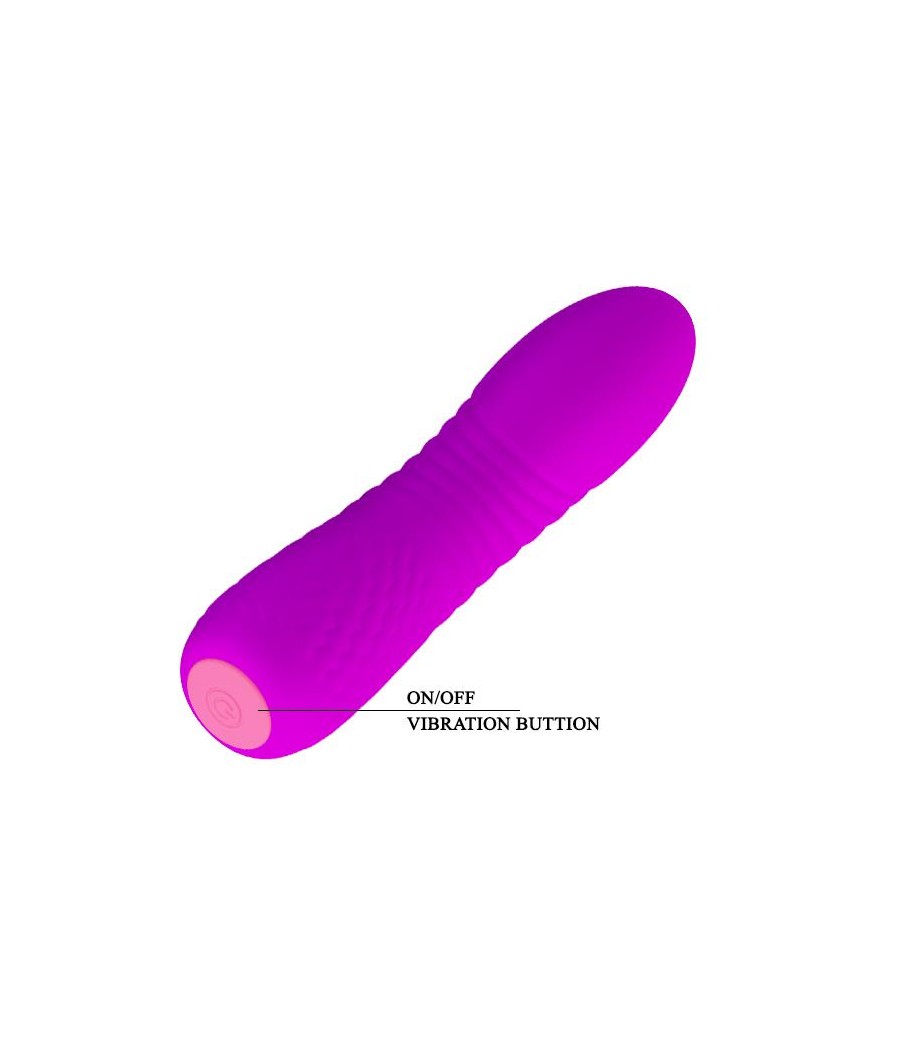 Vibrador Abner USB Silicona Purpura