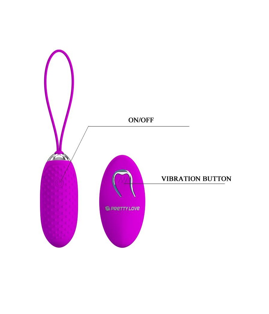 Huevo Vibrador Joanna USB Purpura