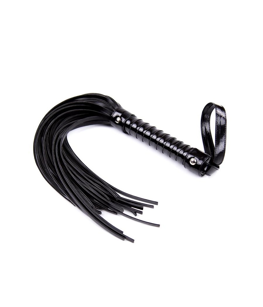 Flogger con Mango Brillante 44 cm Negro