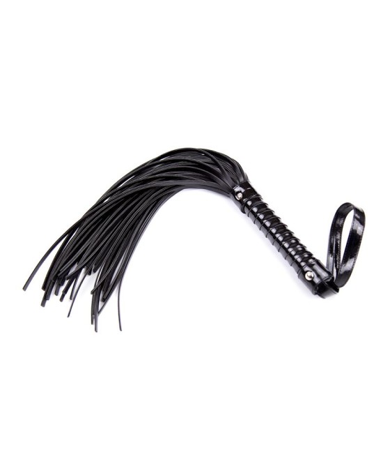 Flogger con Mango Brillante 44 cm Negro