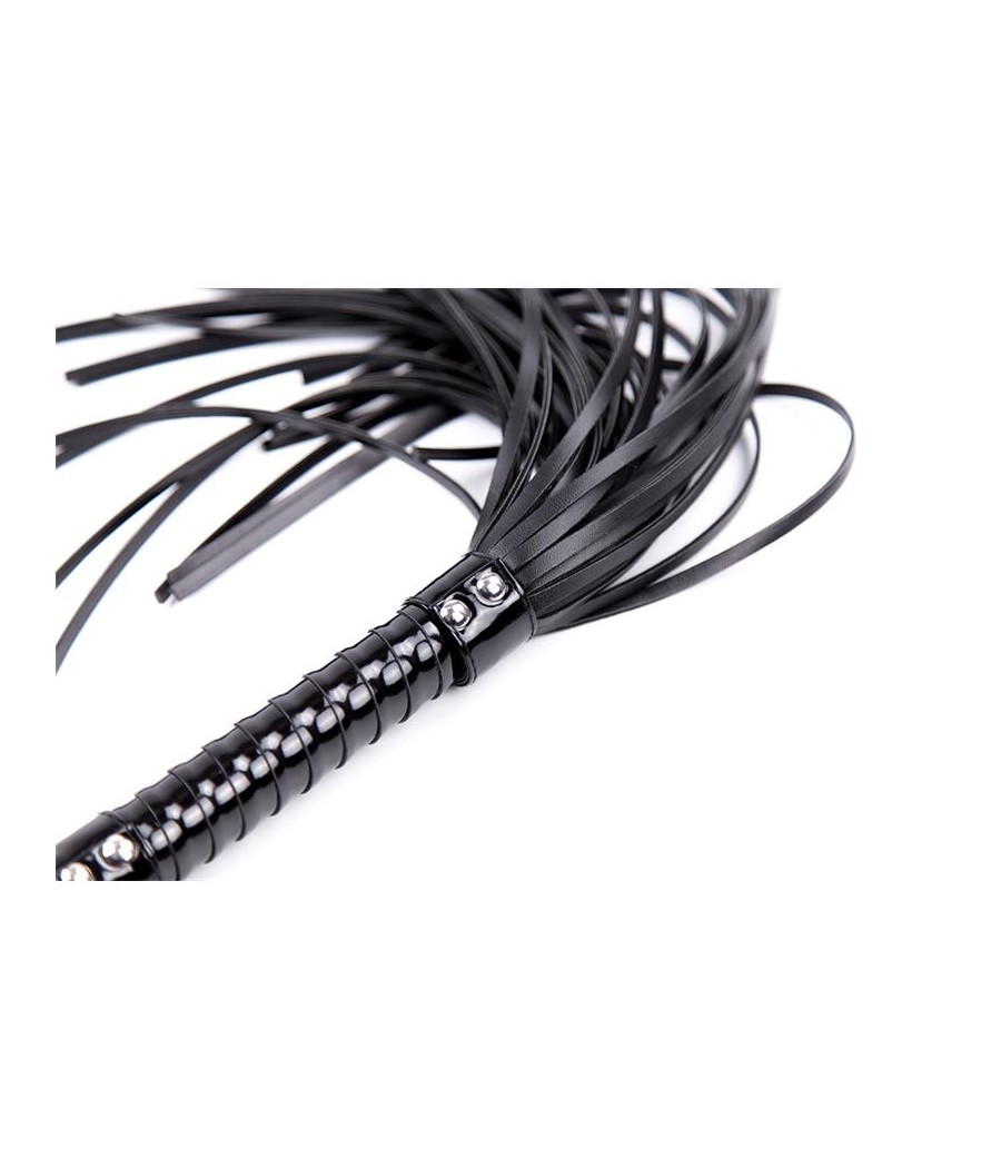 Flogger con Mango Brillante 44 cm Negro