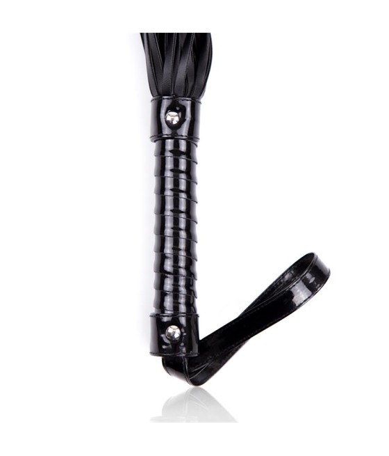 Flogger con Mango Brillante 44 cm Negro