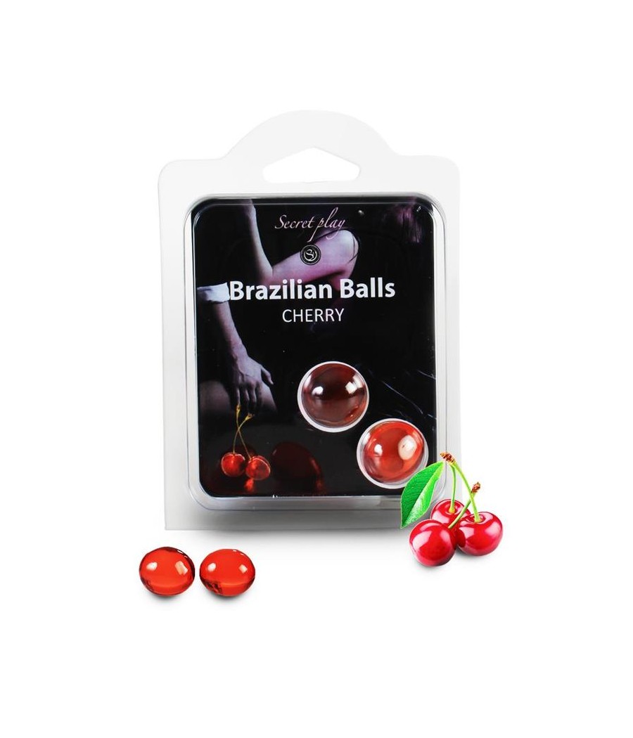 Secret Play Set 2 Brazilian Balls Aroma Cereza