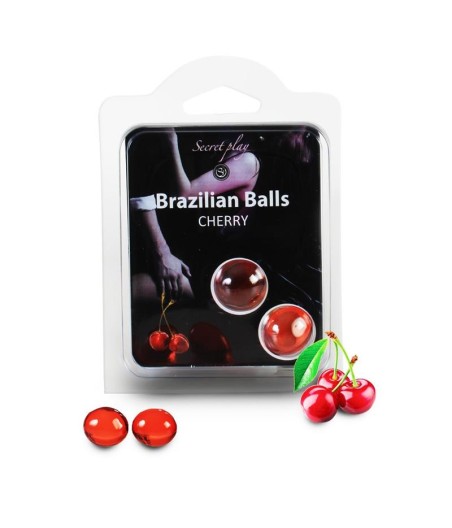 Secret Play Set 2 Brazilian Balls Aroma Cereza