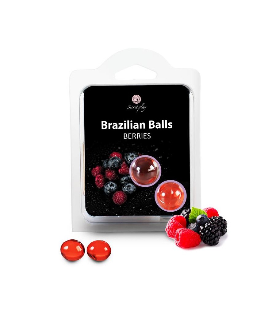 Secret Play Set 2 Brazilian Balls Aroma Frutas del Bosque