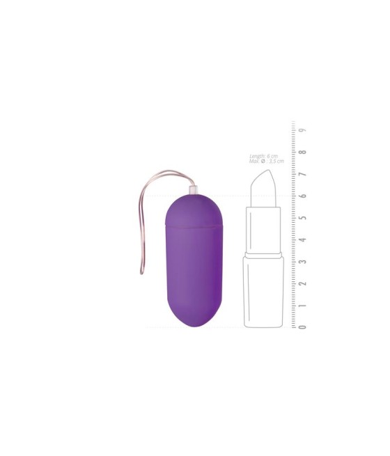 Huevo Vibrador Control Remoto 10 Funciones Purpura