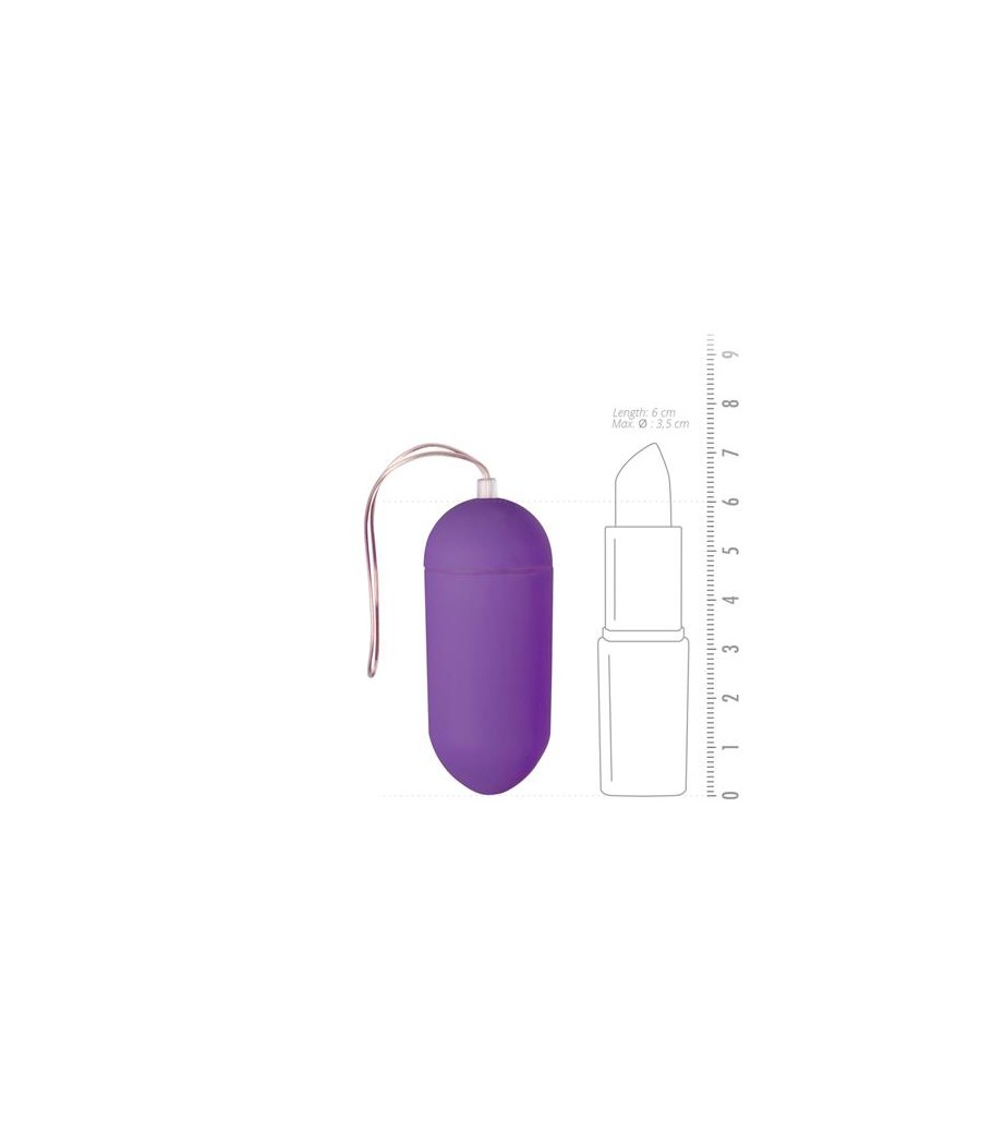 Huevo Vibrador Control Remoto 10 Funciones Purpura