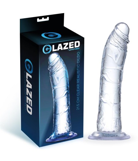 Dildo Realista Material Cristalino 21,5 cm