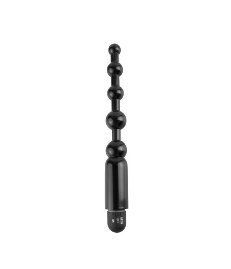 Cadena Anal Power Beads para Principiantes - Color Negro