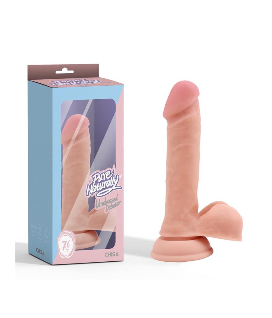 Undressed Debater Dildo Realista Silicona Liquida Dual Density 192 cm