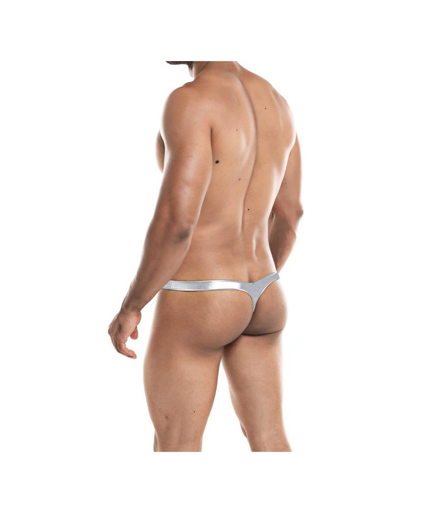 Tanga con Push Up Provocative Plateado Skai