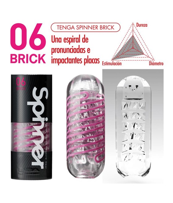 Masturbador Masculino Spinner 06 Brick