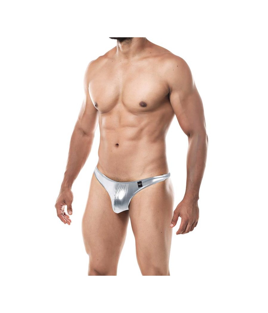 Tanga Classic Provocative Plateado Skai