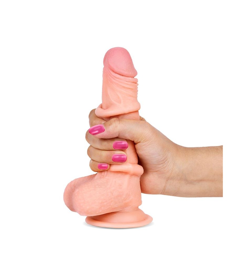 Slidy Dildo Realista Dual Layer Retractil y Orientable 7