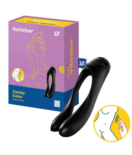 Vibrador Candy Cane Negro