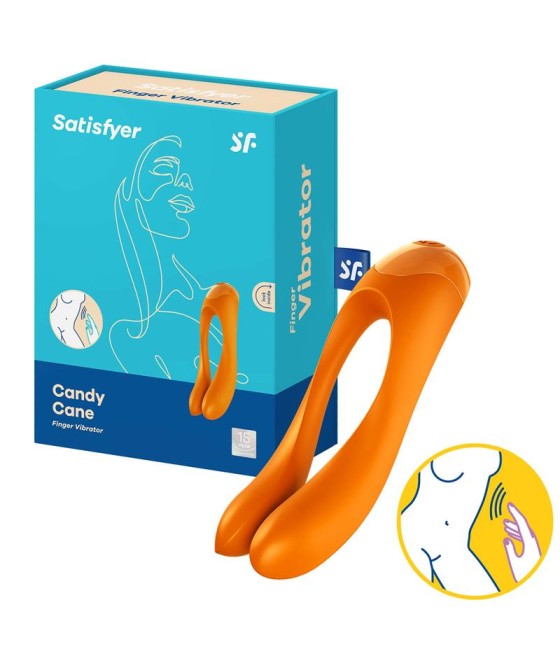 Vibrador Candy Cane Naranja