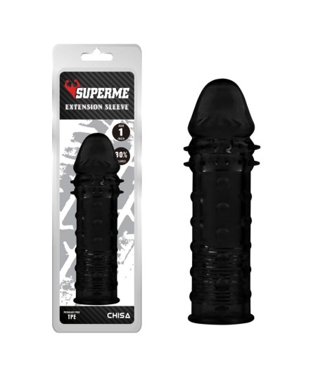 Funda para el Pene Extra Texture Negro