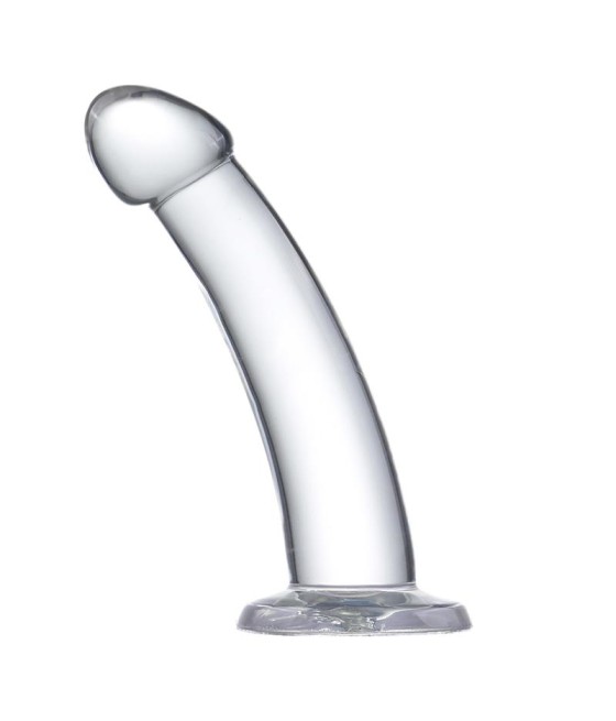 Dildo Curvado Material Cristalino 16 cm