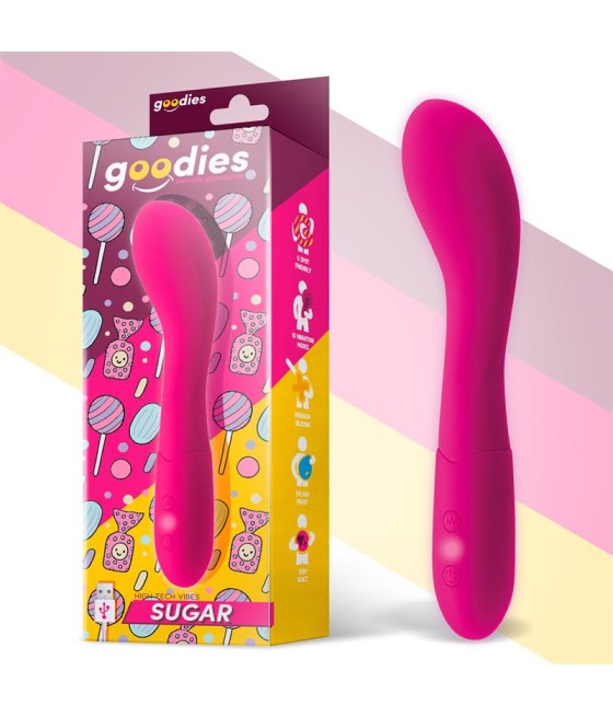 Sugar Vibrador Punto G USB Silicona Fushsia