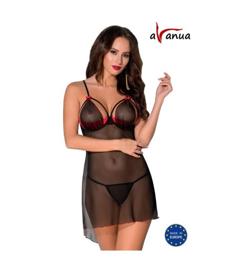 CYRA Chemise Rojo/Negro