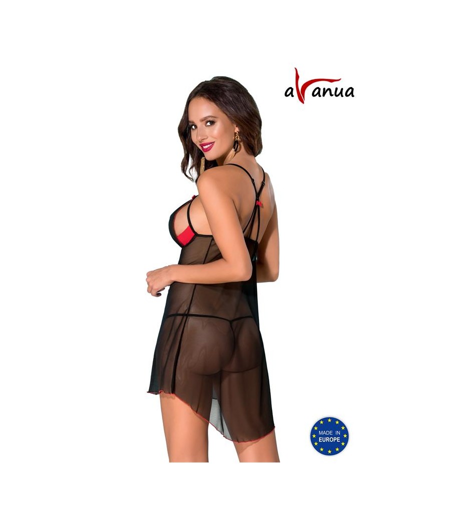 CYRA Chemise Rojo Negro