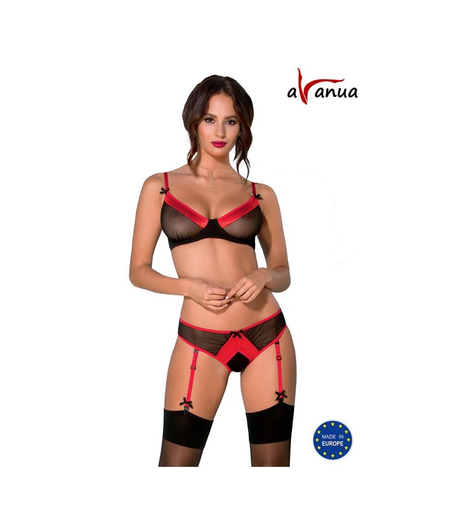 CYRA Set Negro Rojo