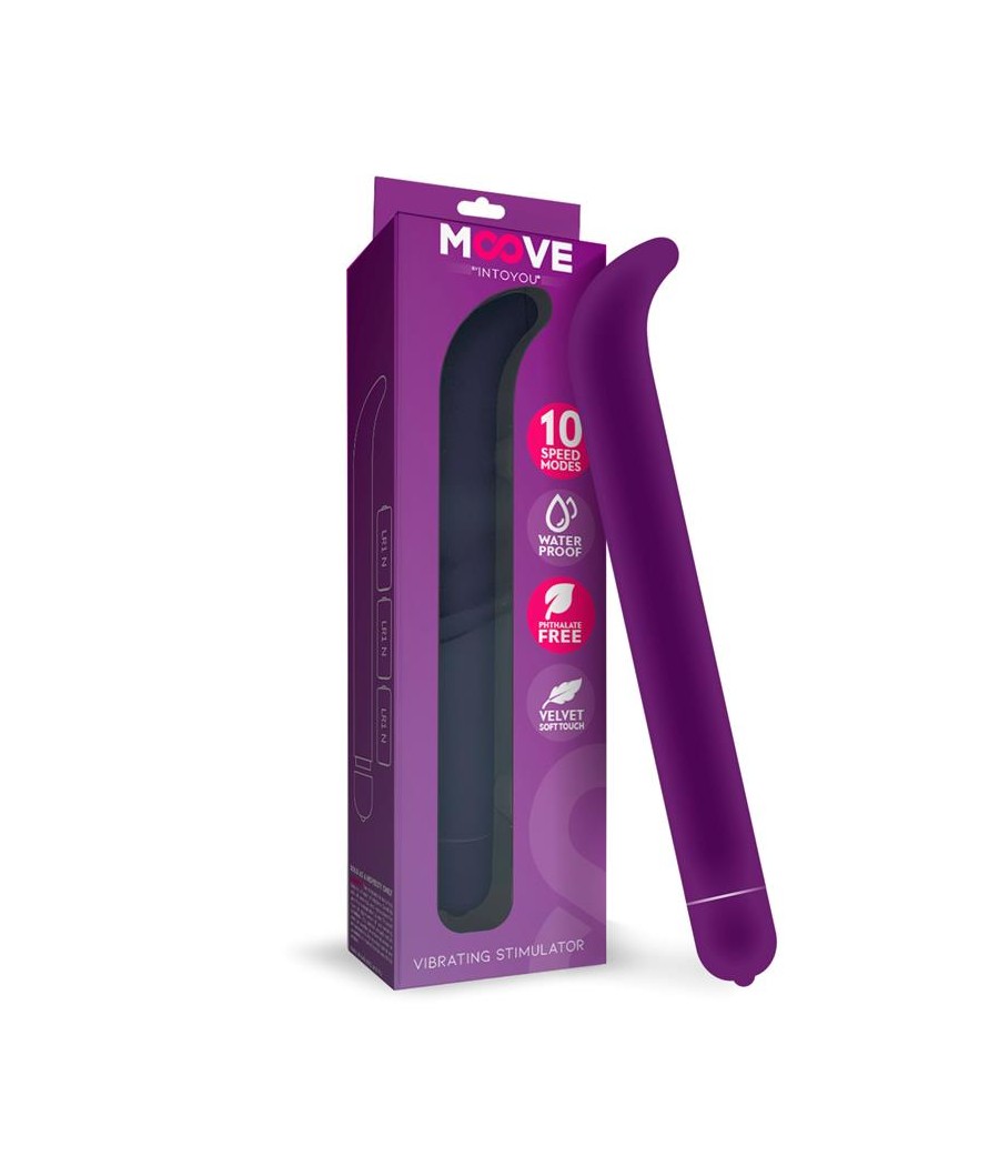 Estimulador VIbrador Punto G 10 funciones Purpura