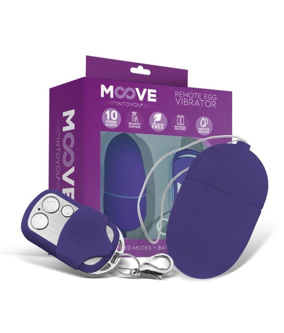 Huevo Vibrador con Contol Remoto Tamano Mediano Purpura