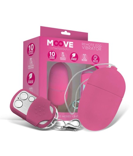 Huevo Vibrador con Control Remoto Tamaño Mediano Rosa