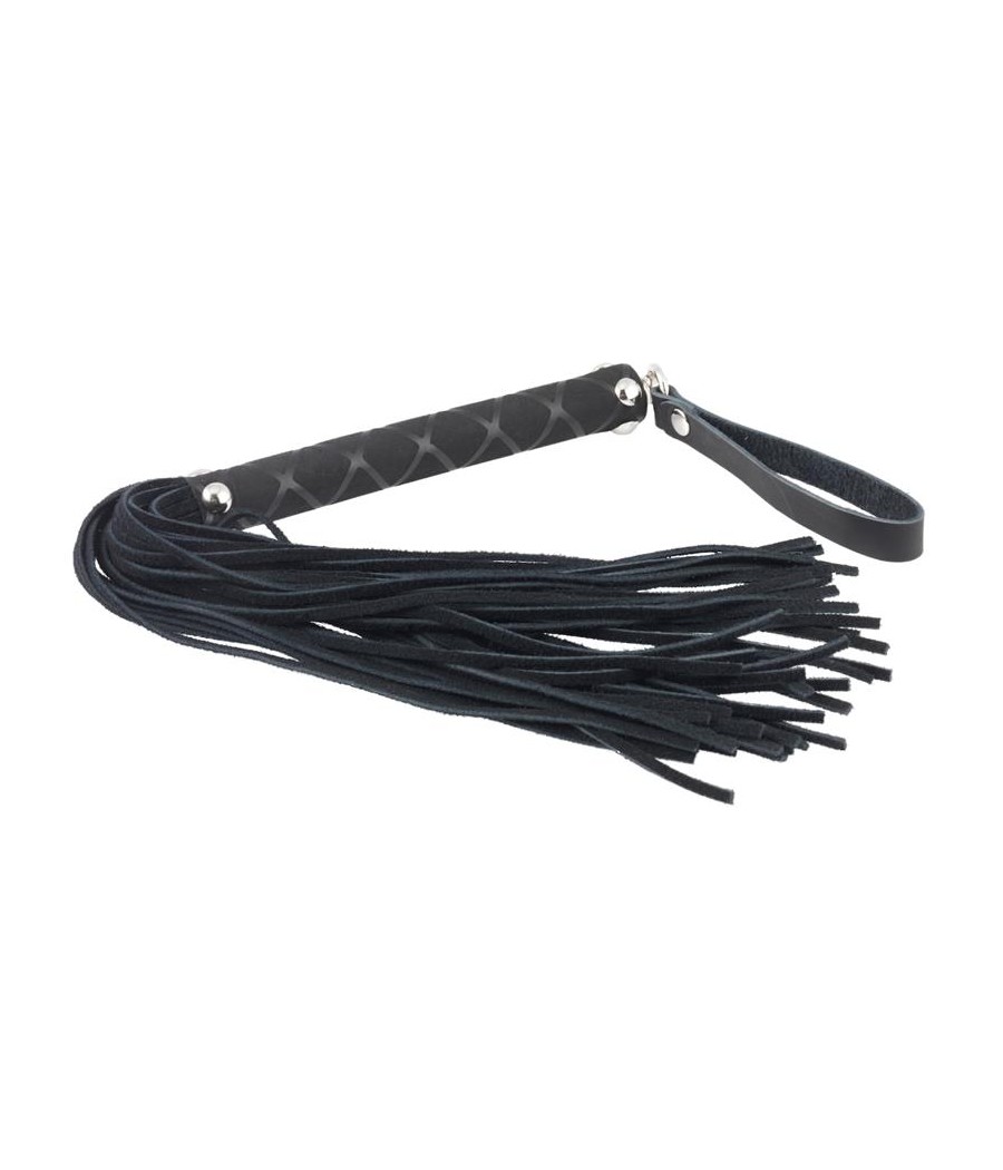 Flogger Cuero Negro 35 cm